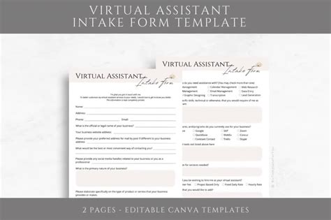 Printable My Personal Assistant