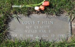 Louis Theodore Hein 1898 1983 Mémorial Find a Grave