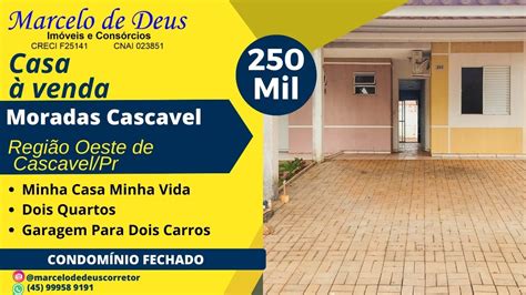 Casa Condom Nio Moradas Cascavel Dois Quartos Cozinha C M Veis Sobra