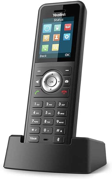 Yealink W R Robustes Ip Sip Dect Ip Mobilteil Amazon De