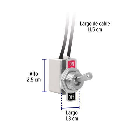 Ficha Tecnica Interruptor De Palanca Con Cable Volteck