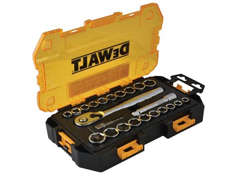 Dewalt Drive Socket Set Sae Metric Inch Piece Dwmt