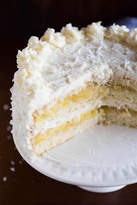 Coconut Cake With Pineapple Filling Tastes Better From Scratch