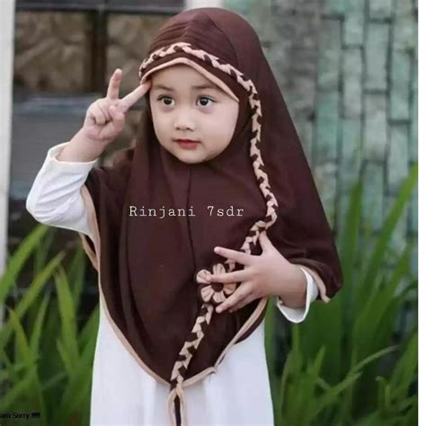 jual  kerudung hijab sekolah anak kepangtambang kepang sdtambang