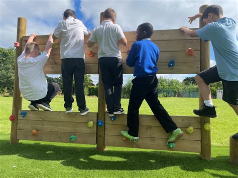 A Terrific Trim Trail Play Area For All Saints Primary School