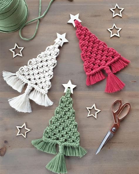 Macrame Christmas Tree Diy Kit With Step By Step Instructions