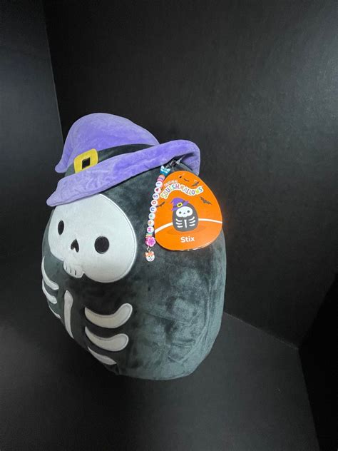 Squishmallow 12 Stix Skeleton Witch W Custom Hand Made Etsy