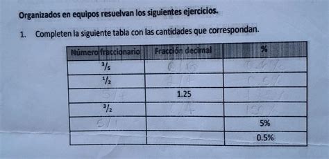 Organizados En Equipos Resuelvan Los Siguientes Ejercicios 1