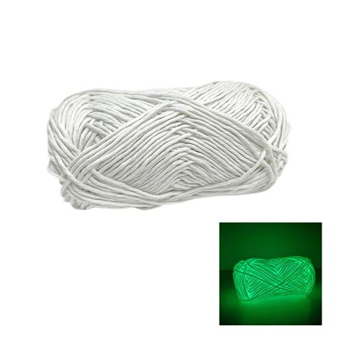 Sskfhgi Novel Functional Yarn Glow In The Dark Polyester Luminous