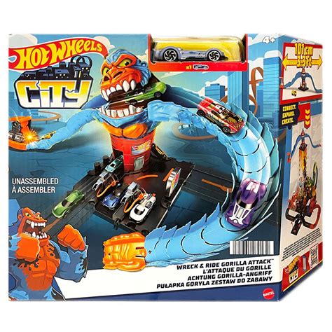 پیست Hot Wheels مدل City Wreck Ride Gorilla پانزی تویز
