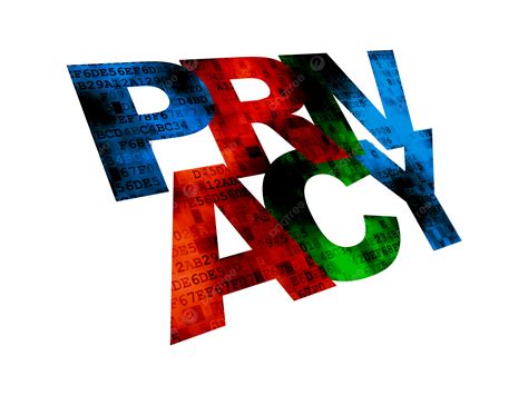 Privacy Concept Privacy On Digital Background Security, Alarm, Color