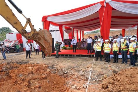 Resmikan Groundbreaking Terminal Tipe A Air Sebakul Kota Bengkulu