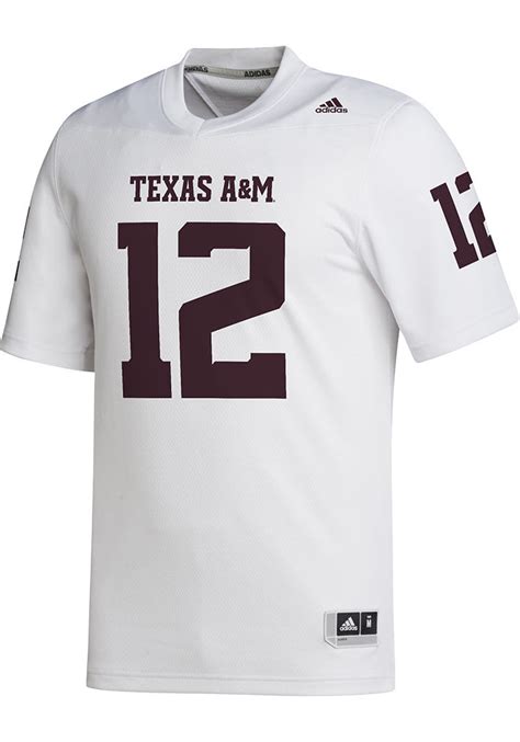 Adidas Texas Aandm Aggies Replica Jersey White