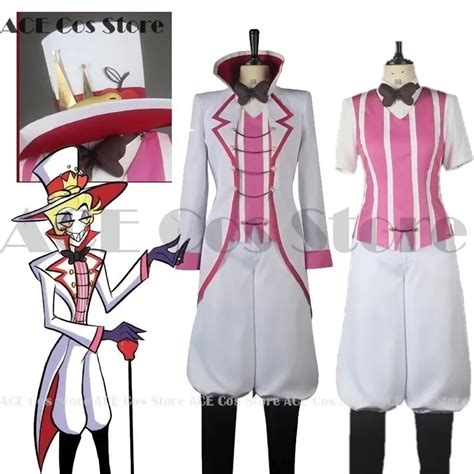 Anime Cosplay Fantasia Do Rei Serpente Hazbin Hotel L Cifer Estrela Da