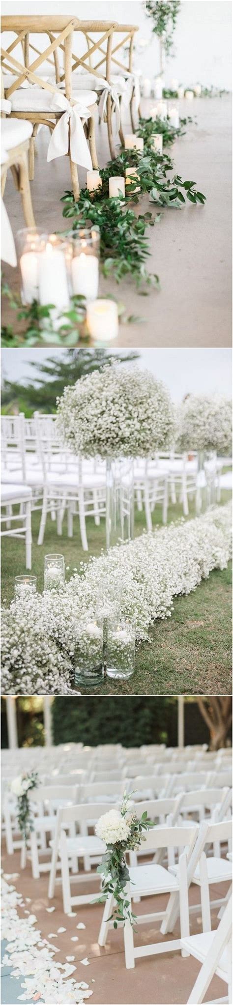 Minimalist Outdoor Wedding Aisle Decor Ideas Hi Miss Puff