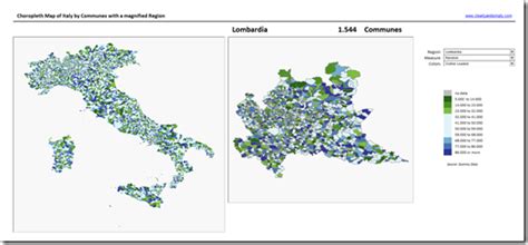 Choropleth Maps Of Italy In Excel Clearly And Simply