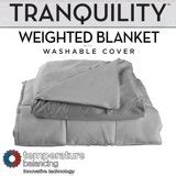 Tranquility Temperature Balancing Weighted Blanket with Washable Cover ...