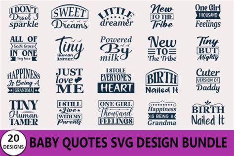 Baby Quotes T-shirt Bundle, Graphic by PL Graphics Store · Creative Fabrica