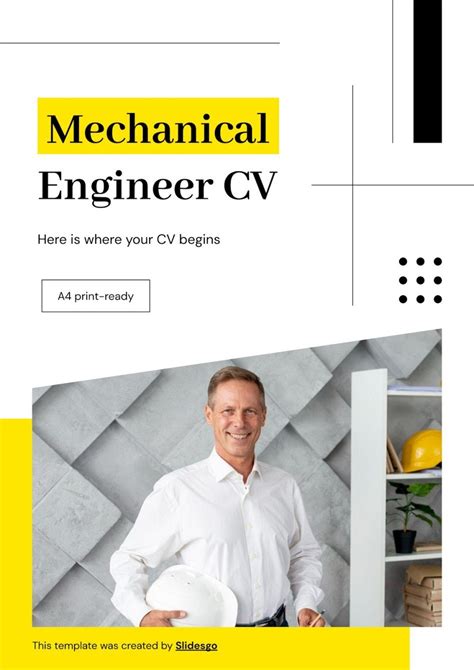 Mechanical Engineer CV | Google Slides & PowerPoint