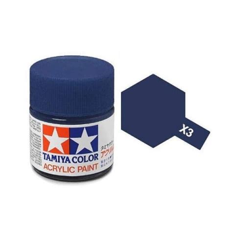 Buy Tamiya 10ml Acrylic Gloss Paint Mini X 3 Royal Blue 81503 Mydeal