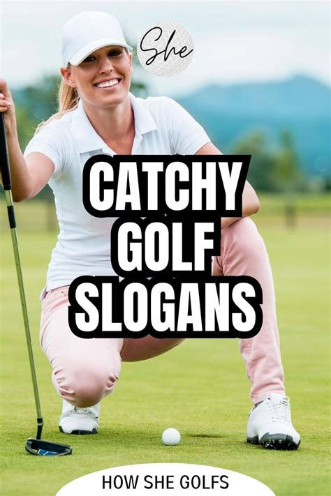 171 Catchy Or Funny Golf Slogans And Taglines