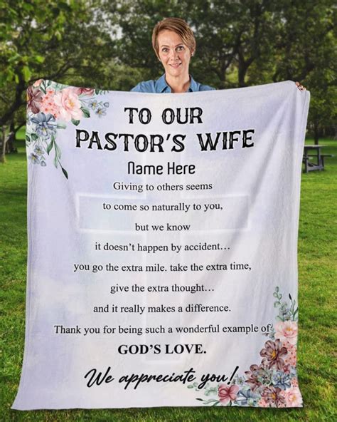 Custom Name Pastors Survival Kit Blanket Gift For Pastors Wife Etsy