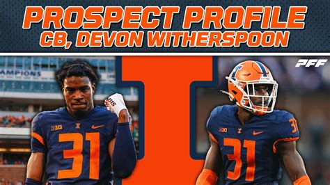 2023 Nfl Draft Prospect Profile Devon Witherspoon Pff Youtube