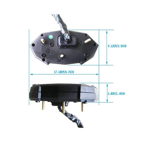 Velocímetro odómetro tacómetro universal para motocicleta SAMDO Lo