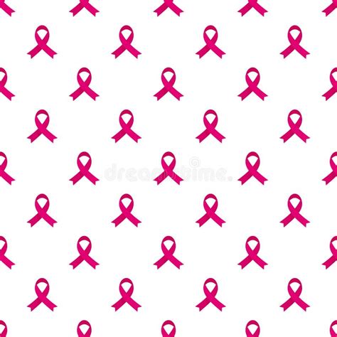 Breast Cancer Ribbon Seamless Pattern Stock Vector Illustration Of Life Icon 48946510