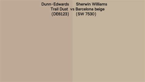 Dunn Edwards Trail Dust DE6123 Vs Sherwin Williams Barcelona Beige