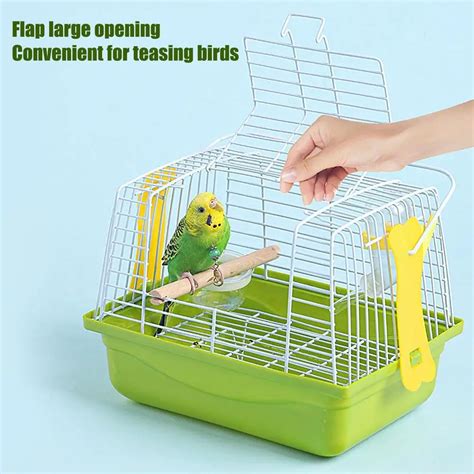 Bird Transport Cage Parrot Transport Cage Travel Carrier Wire Material