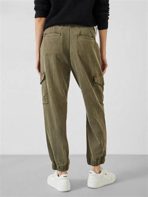 Hush Washed Cargo Trousers