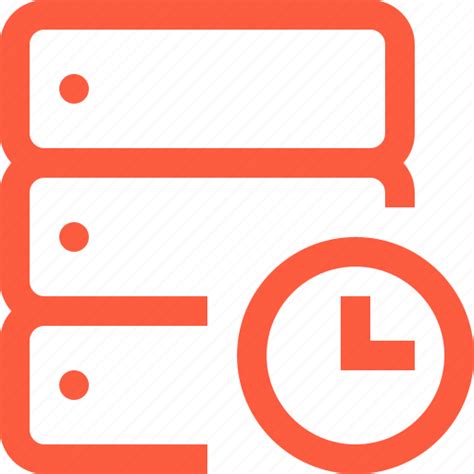 clock data  network server time timer icon