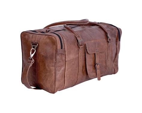 Kpl 21 Inch Vintage Overnight Leather Duffle Bag For Men Horizon Leathers