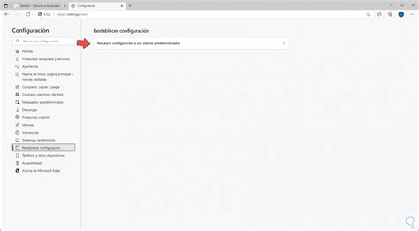 Cómo Restaurar Microsoft Edge Windows 11 Solvetic