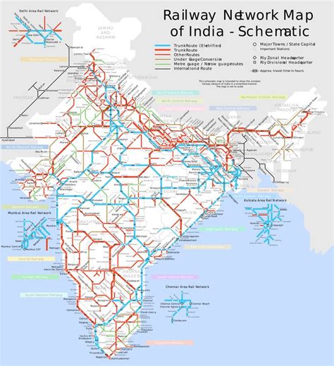 India map, India railway, India world map