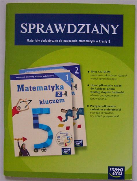 Matematyka Sprawdziany Dla Nauczyciela Niska Cena Na Allegro Pl