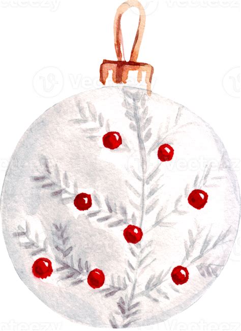 Christmas Bubble Watercolor Clipart 33345741 Png