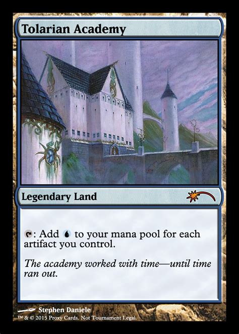 MTG: Tolarian Academy. Art: Stephen Daniele | Magic the gathering cards ...