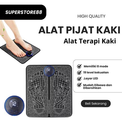 Jual Alat Pijat Kaki Electric EMS Foot Massage Mat Alat Pijat Refleksi