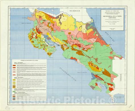 Buy Historic Pictoric Costa Rica 1970 USO Potencial De La Tierra