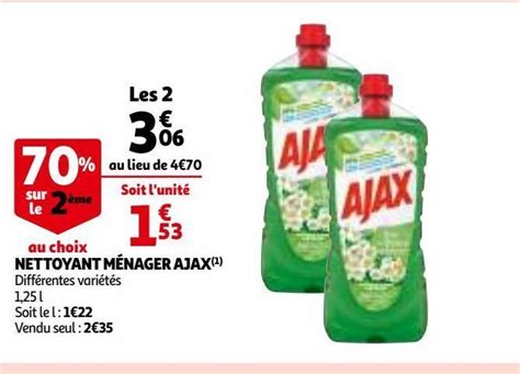 Promo Nettoyant M Nager Ajax Chez Auchan