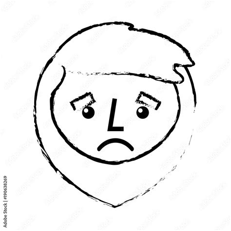 Sad Face Cartoon Characters