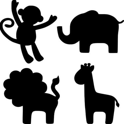 Baby Animal Nursery Stencil RE-USABLE 7.5 X 7.5 INCH - Etsy | Baby ...