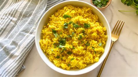 Stovetop Yellow Rice Recipe