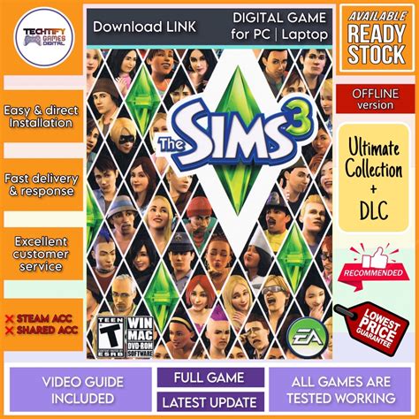 Pc Game The Sims 3 Complete Edition All Dlcs Unlocked Offline