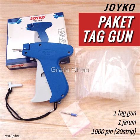 Paket Alat Tembak Tag Gun Pin Merk Joyko Tag Label Lazada Indonesia