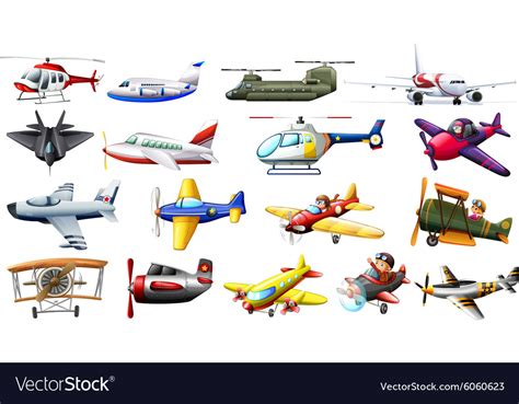 Different Airplane Types