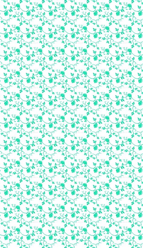 teal and white floral wallpaper - Patterns/Backgrounds/Wallpaper Photo ...