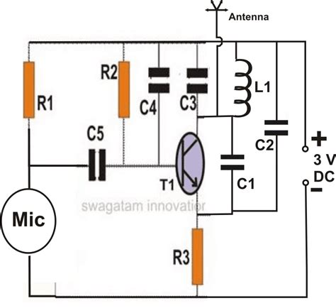 Wireless Microphone Transmitter And Receiver Circuit Diagram Pdf